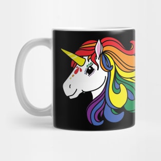 Rainbow Unicorn, LGBTQ+ Pride Mug